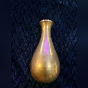 Elegant Small Brass Vase From Hong Kong